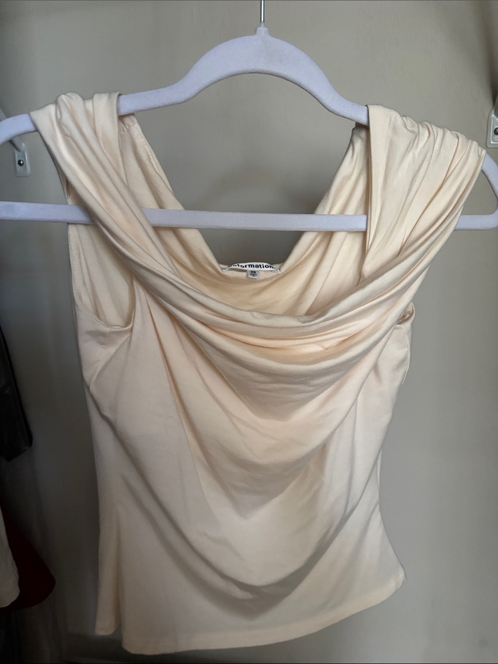 Reformation Darla Top Cream